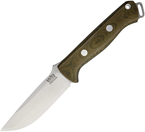 Bark River Bravo 1 Green Canvas Micarta