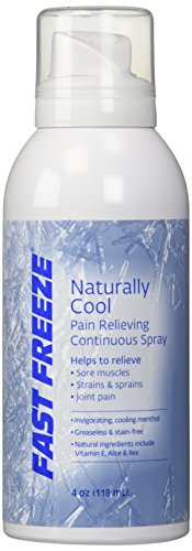 Fast Freeze All-Natural Cooling Pain Relief Therapy: Continuous Spray, 4 fl oz