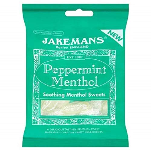 Jakemans Throat And Chest Lozenges, Menthol Cough Peppermint 100g