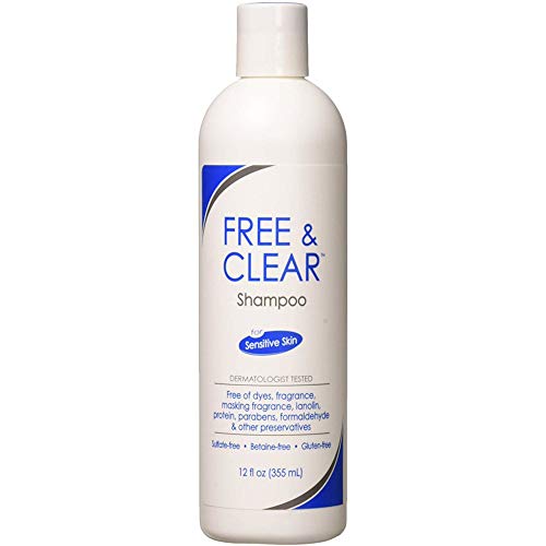 Free & Clear Shampoo For Sensitive Skin 12 OZ - Buy Packs and SAVE