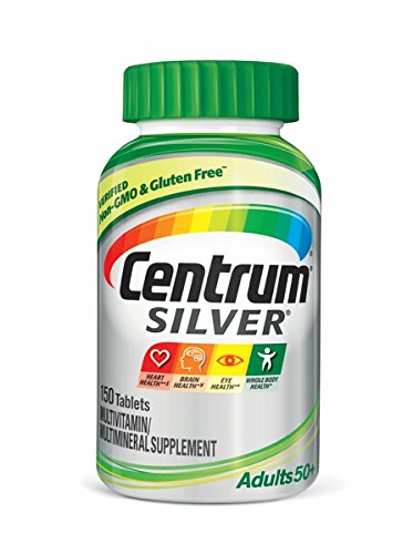 Centrum Silver Adult (150 Count) Multivitamin / Multimineral Supplement Tablet, Vitamin D3, Age 50+