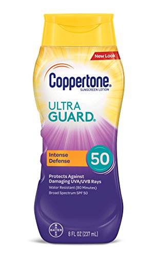 Coppertone ULTRA GUARD Sunscreen Lotion Broad Spectrum SPF 50 (8-Fluid Ounce)