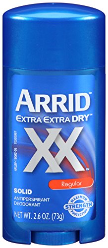 Arrid XX Regular Scent Extra Extra Dry Solid Anti-Perspirant Deodorant 2.6 oz