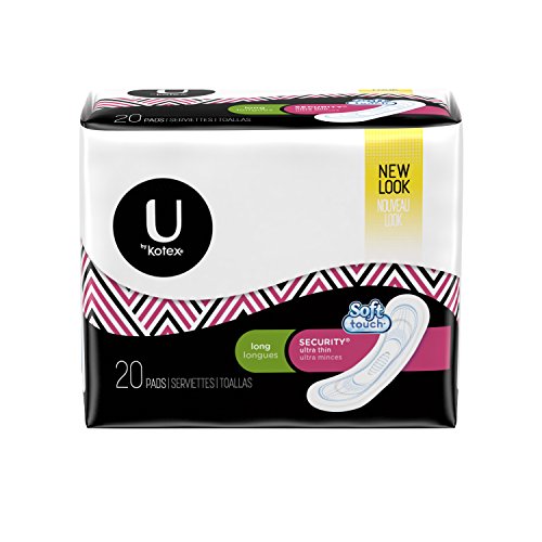 Kotex Ultra Thin Long Pads, 20 ct