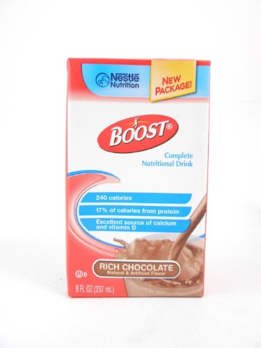 Nestle Boost Rich Chocolate 8oz Brikpaks 27/Case