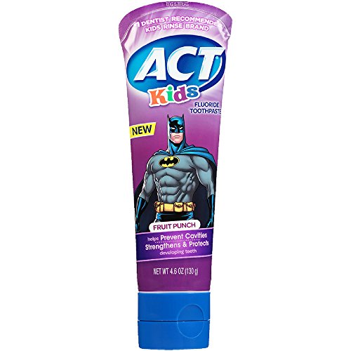 ACT Kids Batman Fruit Punch Toothpaste 4.6 ounce