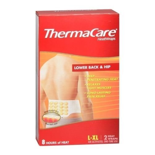 ThermaCare HeatWraps for Lower Back & Hip Size L-XL 2 EA - Buy Packs and SAVE