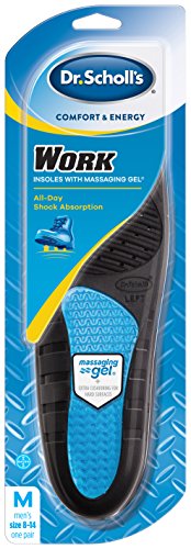 Dr. Scholl’s Comfort and Energy Work Insoles for Men, 1 Pair, Size 8-14