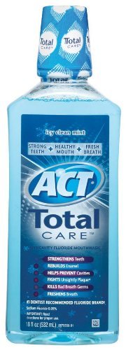 Act Total Care Clean Mint Mouthwash, 18 oz