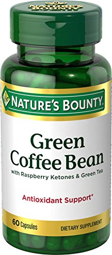 Nature's Bounty Green Coffee Bean with Raspberry Ketones & Green Tea Capsules, 60 ea