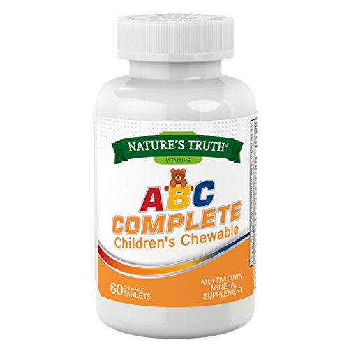 Nature's Truth ABC Complete Children’s Chewable Multivitamin, 60 Tablets Each (1)