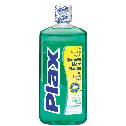 Plax Advanced Formula Plaque Loosening Rinse Softmint Flavor 24OZ - Buy Packs and SAVE