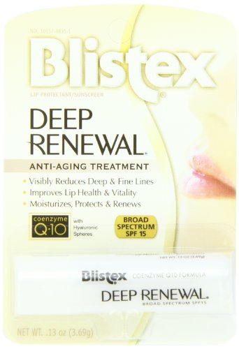 Blistex Deep Renewal, Anti-Aging Treatment, Net Wt. .13-Ounce tube (Pack of 12) ( Pack May Vary )