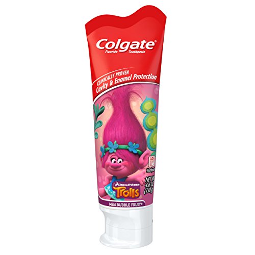 Colgate Kids Toothpaste, Trolls, Bubble Fruit, 4.6 oz