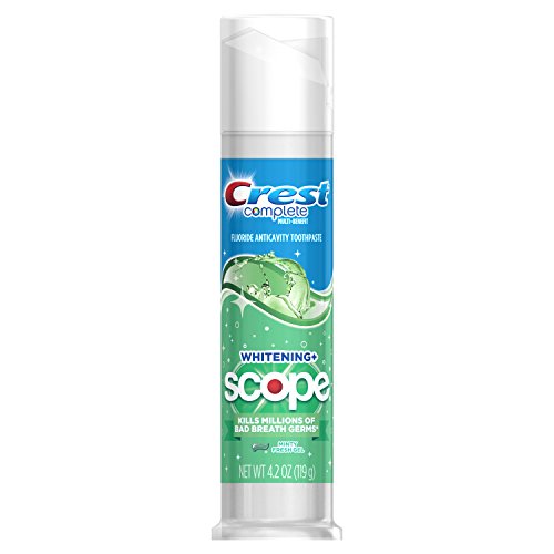 Crest Complete Whitening + Scope Multi-Benefit Minty Fresh Striped Toothpaste, 4.2 oz