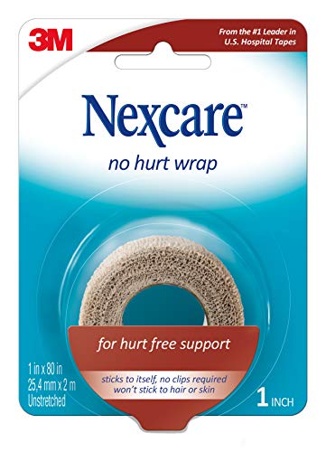 Nexcare No Hurt Wrap Tan 1 Inch X 2.2 Yard Stretched