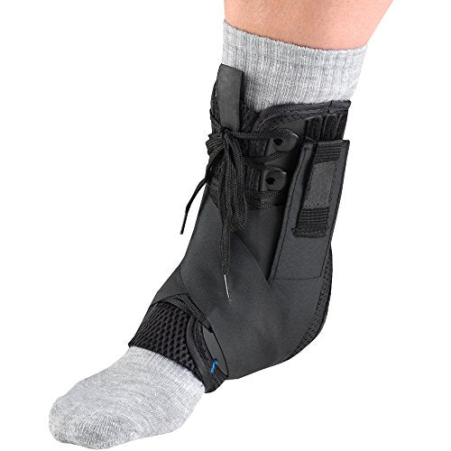 OTC Ankle Stabilizer, Exoskeleton Support, Heel Locking Straps, Small