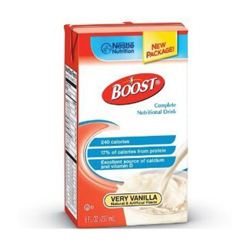 Boost Nutrition Drink Vanilla 8oz Brikpaks 27/Case