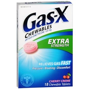 GAS-X EX STR CHERRY CREME 18TB NOVARTIS CONSUMER HEALTH