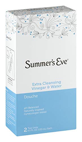 Summer's Eve Douche | Vinegar & Water | 4.5 oz Size |  | pH Balanced & Gynecologist Tested