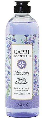 Capri Essentials 832037 16 oz White Lavender Dish Soap