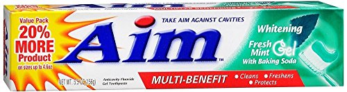 Aim White Mint Gel, 5.5 Ounce