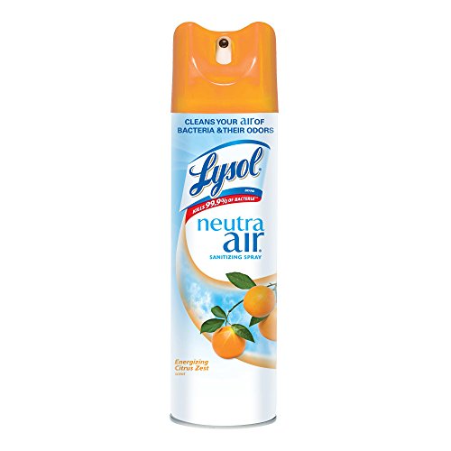 Lysol Neutra Air Sanitizing Spray, Citrus Zest, 10oz, Air Freshener, Odor Neutralizer