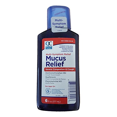 Quality Choice Mucus Relief Severe Congestion & Cough 6 Ounces Each (1)