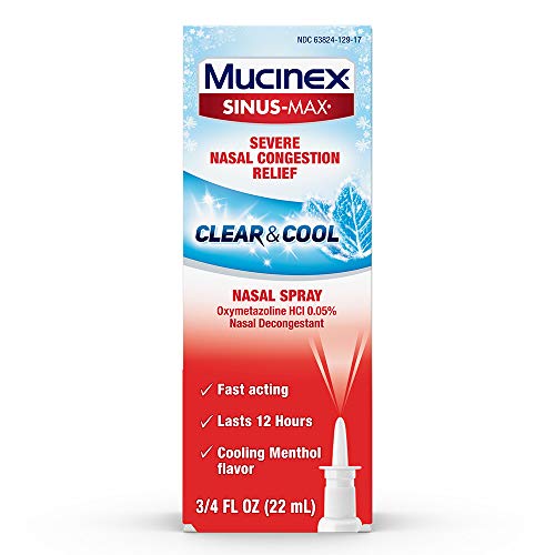 Mucinex Sinus-Max Full Force Nasal Decongestant Spray, 0.75 Ounce