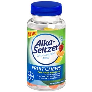 ALKA SELTZER FRUIT CHEWS 36TB