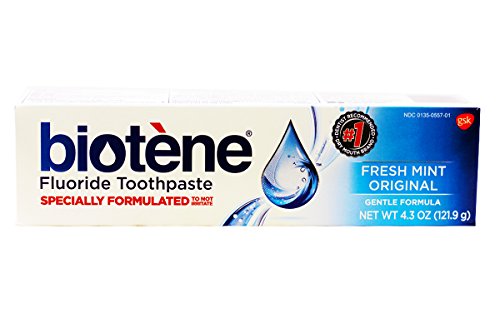 Biotene Gentle Formula Fluoride Toothpaste, Fresh Mint 4.3 oz