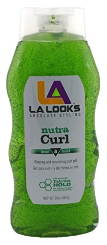 La Looks Gel #8 Nutra Curl 20 Ounce Mega Hold (591ml)