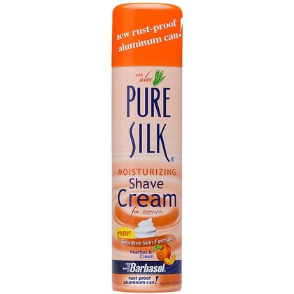 Pure Silk Moisturizing Shave Cream for Women, Sensitive Skin