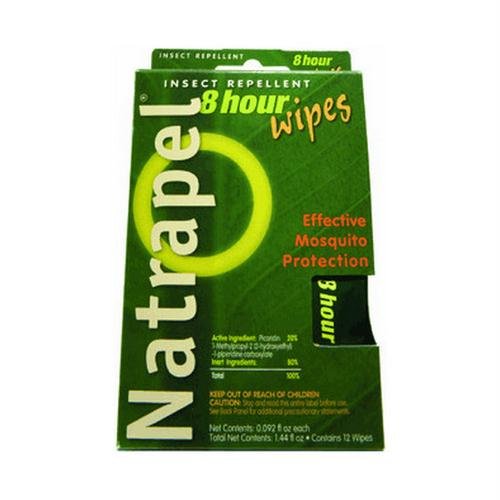 Natrapel 8 Hour Wipes Adventure Medical 0006-6095