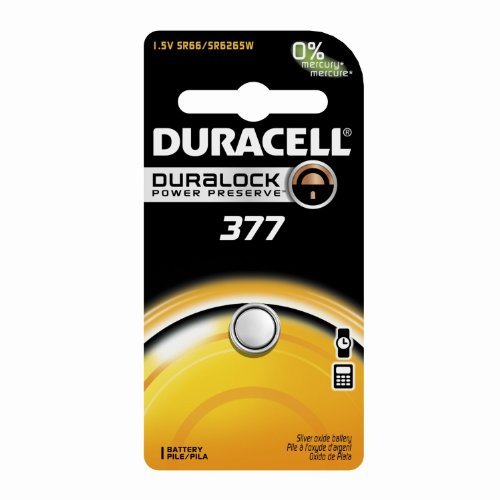 Duracell Silver Oxide Battery Watch/Electronic 1.5 Volt 377 1 EA - Buy Packs and SAVE