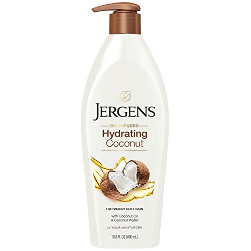 Jergens Hydrating Coconut Dry Skin Body Moisturizer, 16.8 Ounces (Packaging May Vary)