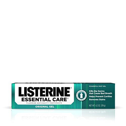 Listerine Essential Care Toothpaste, Powerful Mint Gel, 4.2 Ounce