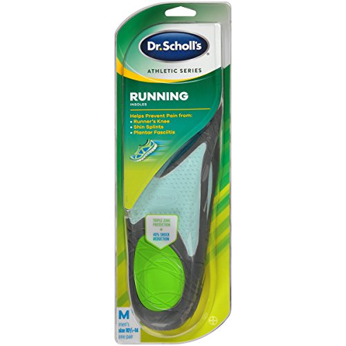 Dr. Scholl’s Athletic Series Running Insoles for Men, Large, 1 Pair, Size 10.5-14