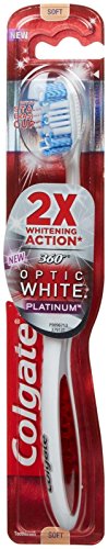 Colgate 360 Optic White Platinum Toothbrush, Full Head