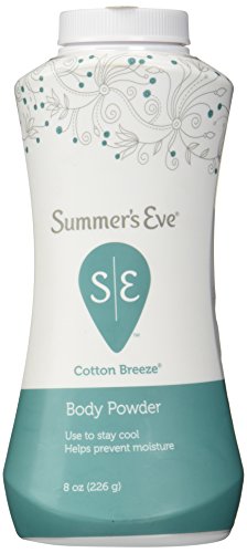 Summer's Eve Cotton Breeze Body Powder, 8 Ounce