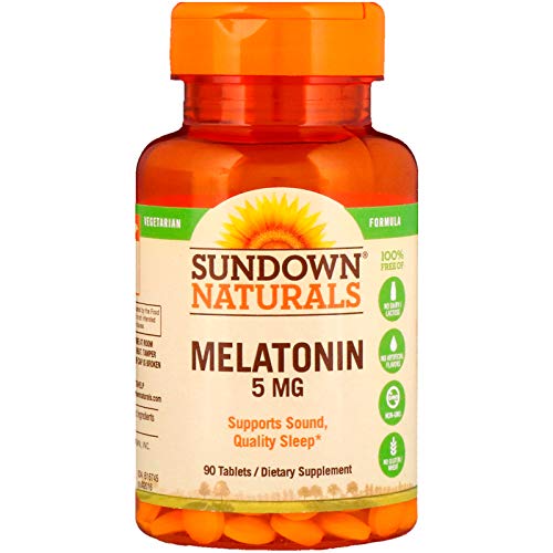 Sundown Naturals Melatonin 5 mg Tablets 90 ea