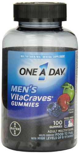 One a Day Men's Vitacraves Gummies, 100 Count