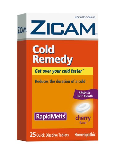 Zicam Cold Remedy Cherry RapidMelts, 25 Quick Dissolve Tablets