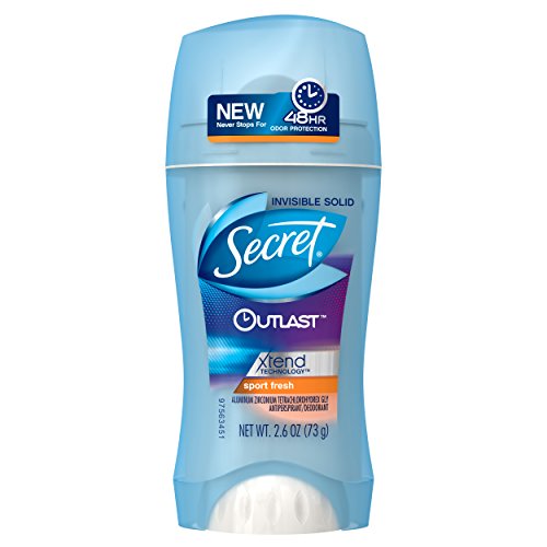 Secret Outlast Xtend Antiperspirant & Deodorant Invisible Solid, Sport Fresh 2.6 oz