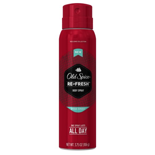 Old Spice Red Zone Pure Sport Men's Body Spray 3.75 Ounce