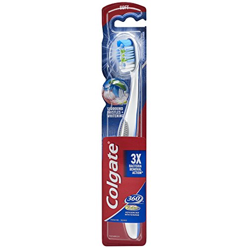 Colgate 360 Total Advanced Full Head Toothbrush, Soft (1 Pack)