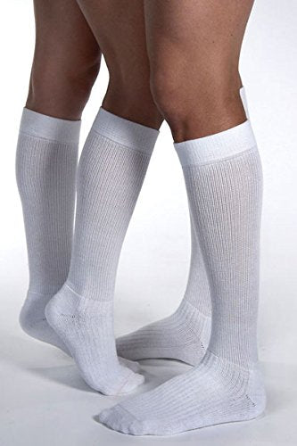 ActiveWear 30-40 mmHg Firm Support Unisex Athletic Knee High Support Sock Size: X-Large, Color: Cool Black