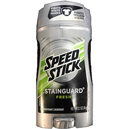 Speed Stick Stainguard Antiperspirant for Men, Fresh Scent - 2.7 Ounce (6 Pack)