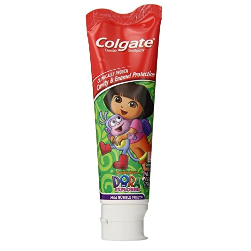 Colgate Fluoride Toothpaste Dora the Explorer, Mild Bubble Fruit