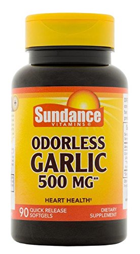 Sundance Odorless Garlic 500 mg Tablets, 90 Count